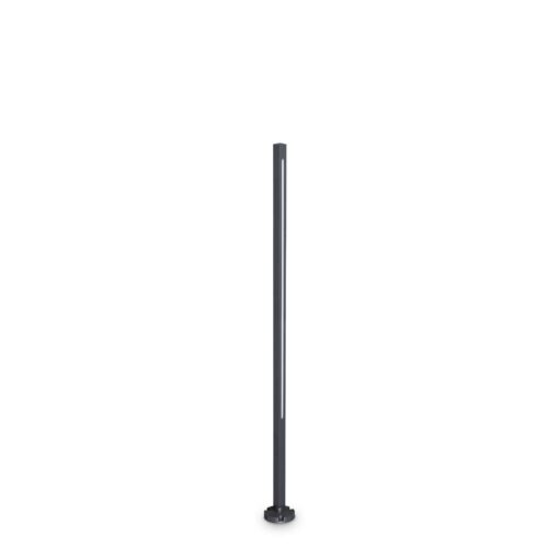 IDEAL LUX Φωτιστικό Δαπέδου Κήπου 1.2m JEDI IP65 LED 19W 3000K Χρώματος Ανθρακί  – 306797