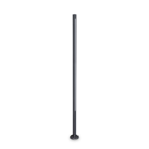 IDEAL LUX Φωτιστικό Δαπέδου Κήπου 1,6m JEDI LED 25W 3000K IP65 Χρώματος Ανθρακί – 306803