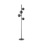 IDEAL LUX Φωτιστικό Δαπέδου PERLAGE 4xG9 Μαύρου Χρώματος – 306988