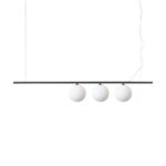 IDEAL LUX Κρεμαστό Φωτιστικό PERLINE 3xG9 Μαύρου Χρώματος – 307008