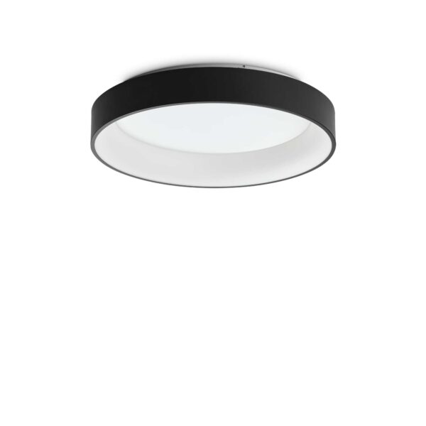 IDEAL LUX  Φωτιστικό Οροφής LED 42W ZIGGY PL D60 Μαύρο 3000Κ Θερμό – 307213