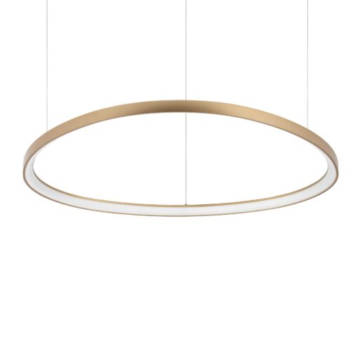 IDEAL LUX Κρεμαστό Φωτιστικό  GEMINI LED 60W 3000K Χρυσού Χρώματος – 269849