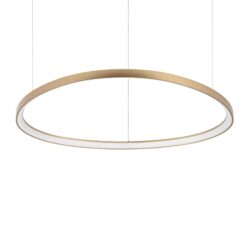 IDEAL LUX Κρεμαστό Φωτιστικό  GEMINI LED 80W 3000K Χρυσού Χρώματος – 307701