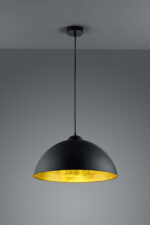 Κρεμαστό Φωτιστικό Trio Lighting   E27 Μαύρο Ματ Μεταλλικό    308000132