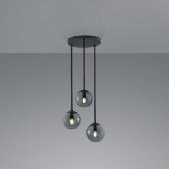 Κρεμαστό Φωτιστικό Trio Lighting   E14 Ανθρακί Μεταλλικό    308590342
