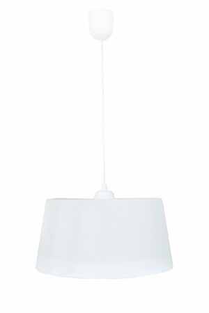 Μονόφωτο πλαστικό Λευκό Φ35cm DRUM 1L  Heronia – 35-0078