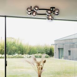 IDEAL LUX Φωτιστικό Οροφής PERLAGE 10xG9 Χρυσού Χρώματος – 327808