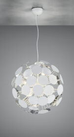 Κρεμαστό Φωτιστικό Trio Lighting   E14 Λευκό Ματ Μεταλλικό    309900631