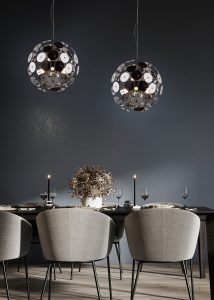 Κρεμαστό Φωτιστικό Trio Lighting 6xE14 Μαύρου Χρώματος – 309900657