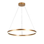 InLight Κρεμαστό φωτιστικό LED 45W 3CCT (by switch on base) 6095-C-Golden
