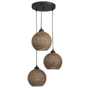 SILK/3  Κρεμαστό   Μαύρο -Φυσικό  Heronia – 31-1210