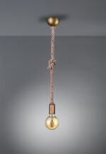 Κρεμαστό Φωτιστικό Trio Lighting   E27 Αντικέ Ορείχαλκος Μεταλλικό    310100104