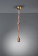 Κρεμαστό Φωτιστικό Trio Lighting   E27 Αντικέ Ορείχαλκος Μεταλλικό    310100104