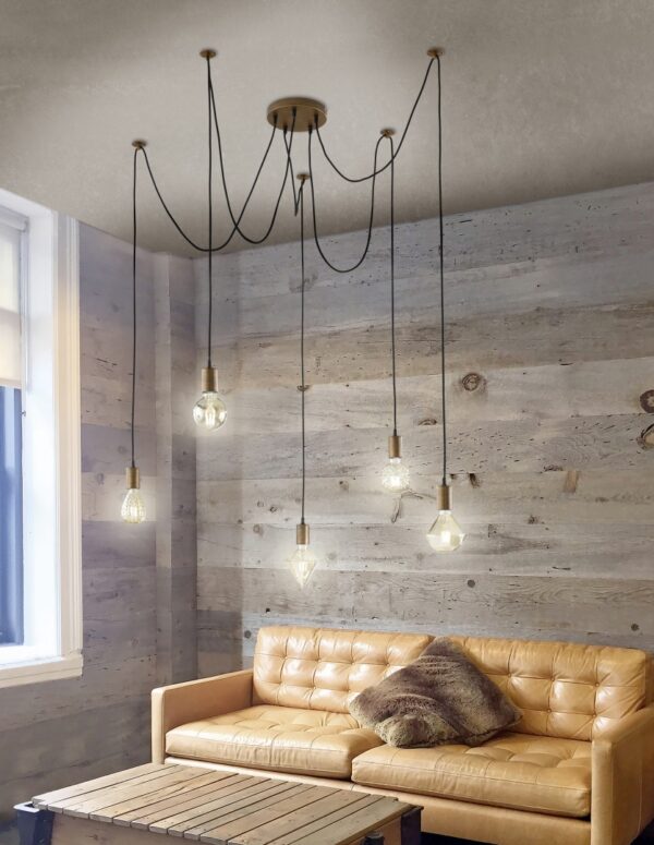 Κρεμαστό Φωτιστικό Trio Lighting   E27 Χαλκός Αντικέ Μεταλλικό    310100562