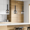 Κρεμαστό Φωτιστικό Trio Lighting CLAYTON  1x E27 Μαύρο Ματ Μεταλλικό   – 310300132