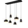 Κρεμαστό Φωτιστικό Trio Lighting 6xE14 Μαύρου Χρώματος – 310500632