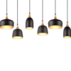 Κρεμαστό Φωτιστικό Trio Lighting 6xE14 Μαύρου Χρώματος – 310500632