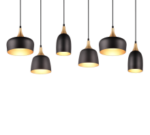 Κρεμαστό Φωτιστικό Trio Lighting 6xE14 Μαύρου Χρώματος – 310500632
