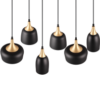Κρεμαστό Φωτιστικό Trio Lighting 6xE14 Μαύρου Χρώματος – 310500632