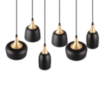 Κρεμαστό Φωτιστικό Trio Lighting 6xE14 Μαύρου Χρώματος – 310500632