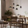 Κρεμαστό Φωτιστικό Trio Lighting 6xE14 Μαύρου Χρώματος – 310500632