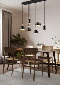 Κρεμαστό Φωτιστικό Trio Lighting 6xE14 Μαύρου Χρώματος – 310500632
