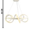 SPACE-50 LED WHITE 120W 3000K/4000K/6500K ΦΩΤΙΣΤΙΚΟ LED Heronia – 01-0344