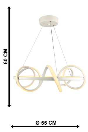 SPACE-50 LED WHITE 120W 3000K/4000K/6500K ΦΩΤΙΣΤΙΚΟ LED Heronia – 01-0344