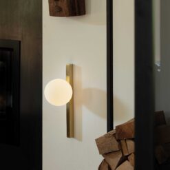 IDEAL LUX Επιτοίχιο Φωτιστικό BINOMIO 1xG9 Λευκού Χρώματος – 328478