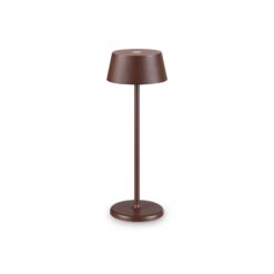 IDEAL LUX Επιτραπέζιο Φωτιστικό PURE LED 1.5W 3000K IP54 Καφέ Χρώματος – 311661