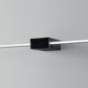 IDEAL LUX Επιτοίχιο Φωτιστικό THEO LED 13.5W 3000K Μαύρου Χρώματος – 311760