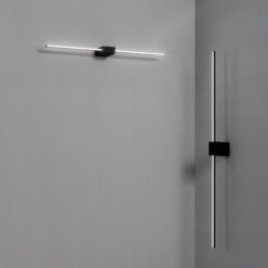 IDEAL LUX Επιτοίχιο Φωτιστικό THEO LED 20.5W 3000K Μαύρου Χρώματος – 311784