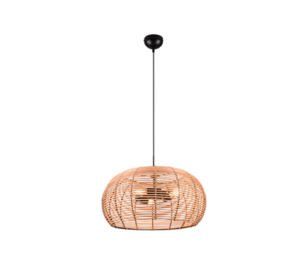 Κρεμαστό Φωτιστικό Trio Lighting INGA  3x E27 Φυσικό Rattan   – 312200336