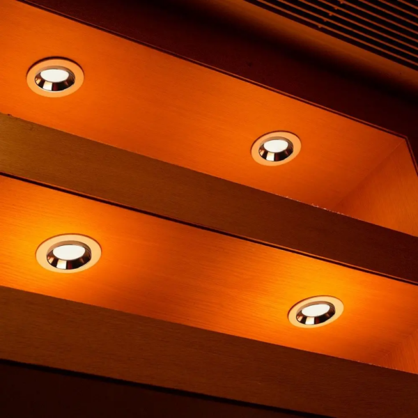 Χωνευτό φωτιστικό Spot GU10 γύψινο στρογγυλό με γκρι & ροζ χαλκός σώμα V-TAC – 3124