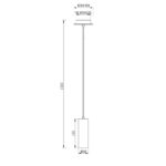 Κρεμαστό Φωτιστικό Trio Lighting   GU10 Λευκό Μεταλλικό    312400101