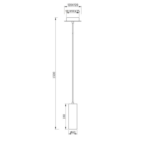 Κρεμαστό Φωτιστικό Trio Lighting   GU10 Νίκελ Ματ Μεταλλικό    312400107
