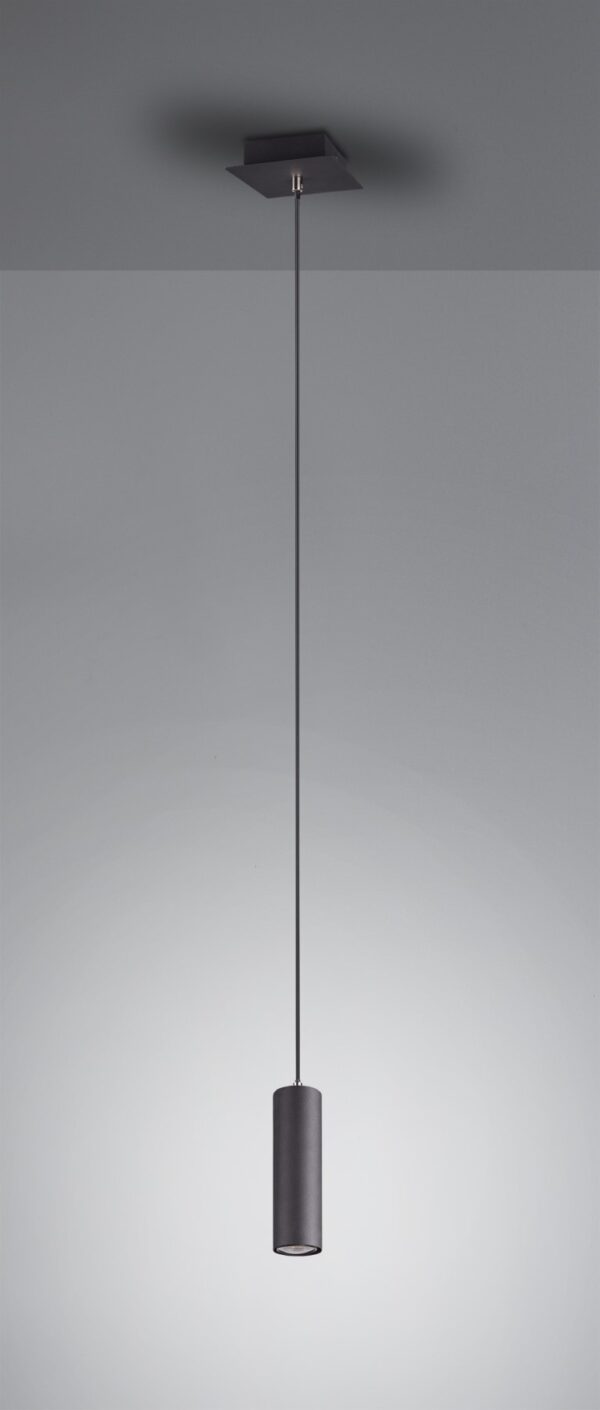 Κρεμαστό Φωτιστικό Trio Lighting   GU10 Μαύρο Ματ Μεταλλικό    312400132