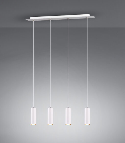 Κρεμαστό Φωτιστικό Trio Lighting   4xGU10 Λευκό Μεταλλικό    312400401