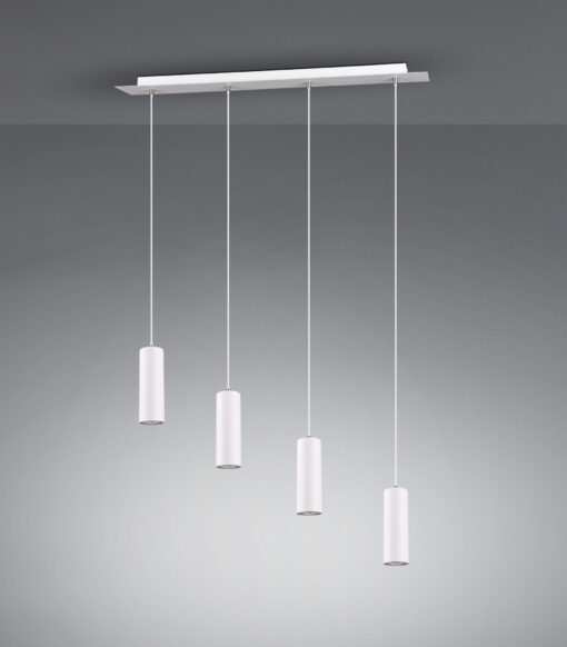 Κρεμαστό Φωτιστικό Trio Lighting   4xGU10 Λευκό Μεταλλικό    312400401