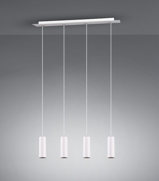 Κρεμαστό Φωτιστικό Trio Lighting   4xGU10 Λευκό Μεταλλικό    312400401