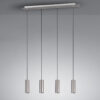 Κρεμαστό Φωτιστικό Trio Lighting   4xGU10 Νίκελ Ματ Μεταλλικό    312400407