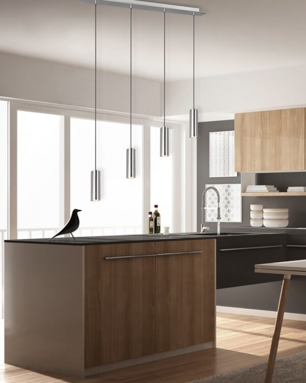 Κρεμαστό Φωτιστικό Trio Lighting   4xGU10 Νίκελ Ματ Μεταλλικό    312400407