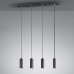Κρεμαστό Φωτιστικό Trio Lighting 4xGU10 Μαύρο Ματ Μεταλλικό 312400432