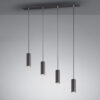 Κρεμαστό Φωτιστικό Trio Lighting   4xGU10 Μαύρο Ματ Μεταλλικό    312400432