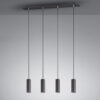 Κρεμαστό Φωτιστικό Trio Lighting   4xGU10 Μαύρο Ματ Μεταλλικό    312400432