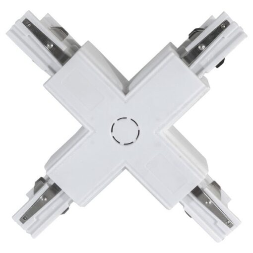 ΣΥΝΔΕΣΜΟΣ ΡΑΓΑΣ 4 ΓΡΑΜΜΩΝ ΣΤΑΥΡΟΣ ΜΕ ΤΡΟΦΟΔΟΣΙΑ ΛΕΥΚΟΣ EUROLAMP – 145-59109