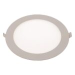 LED PANEL ΧΩΝΕΥΤΟ SLIM Φ225 18W 6500Κ ΣΑΤΙΝΕ 3 ΧΡΟΝΙΑ ΕΓΓΥΗΣΗ PLUS EUROLAMP 145-68410