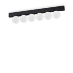 IDEAL LUX Φωτιστικό Οροφής PING PONG LED 18W 3000K Μαύρου Χρώματος – 313290