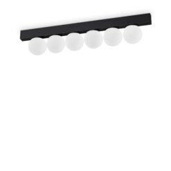 IDEAL LUX Φωτιστικό Οροφής PING PONG LED 18W 3000K Μαύρου Χρώματος – 313290