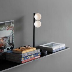 IDEAL LUX Επιτραπέζιο Φωτιστικό PING PONG LED 6W LED 3000K Λευκού Χρώματος – 328294